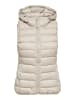 ONLY Jacke ONLNEWTAHOE HOOD WAISTCOAT in Beige