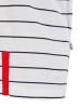Wind Sportswear Kurzarm Shirt gestreift in weiß-navy