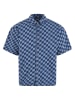 Urban Classics Short Sleeve Shirt in bluelasercheck