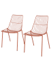 Butlers Stapelstuhl JILL 2er-Set in Rot