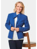 GOLDNER Blazer mit raffinierter Kragenlösung in royalblau