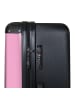 NoBoringSuitCases Suitcase, Koffer, Reisekoffer Schmetterling rosa weiß