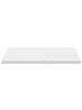 Beliani Topper FROSTY in Weiß - (W) 160 x (H) 6 x (L) 200 cm