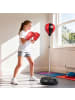 HOMCOM Punchingball Set,Ø43 x 126-144H cm,Rot+Schwarz
