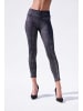 LASCANA Leggings in schwarz silber