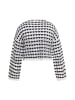 myMo Women Sweater in Schwarz Mehrfarbig