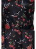 Queen Kerosin Queen Kerosin Swingkleid cherries & roses in schwarz