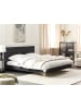 Beliani Doppelbett LIMOUX in Schwarz - (W) 187 x (H) 96 x (L) 213 cm