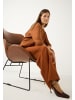 More & More stilvoller, legerer Zopfpullover in cinnamon