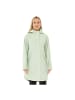 Derbe Friese Traveby Plain Regenmantel in fog green