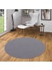 Snapstyle Teppich Alma Meliert Rund in grau