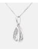 Diamant L'éternel Halskette mit Anhänger aus 375 Weißgold mit Diamant