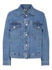 Pieces Jeansjacke in Medium Blue Denim