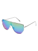 Urban Classics Urban Classics Unisex Sunglasses Palm Springs in silver/rainbow
