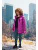 Ulla Popken Mantel in dunkles magenta