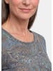 GOLDNER Jerseyshirt mit Paisley-Druck in graugrün / gemustert
