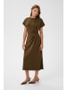 SAINT TROPEZ Jerseykleid TheoSZ Fitted in Dark Earth