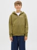 JACK & JONES Junior Kapuzenjacke in Olive Drab