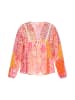 IZIA Women Blouse in orange multicolor