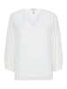 b. young Langarm-Bluse BYFRIKKE Loose fit in Off White