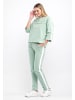Tom Barron Trainingsanzug Two Color Tracksuit mit Be Kind At Mad You Beautiful Top in grün