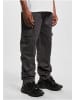 DEF Cargohose "Straight Cargopant" in Grau