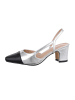 Ital-Design Pump in Silber und Schwarz