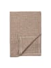 ebuy24 Plaid Eira Taupe 156 x 130 cm