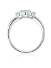 Trilani Ring aus Sterling Silber mit Zirkonia in silber
