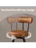VASAGLE Barhocker Ekho in Braun - (B)56 x (H)101.3 x (T)56 cm