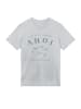 F4NT4STIC T-Shirt Ahoi Möwe Knut und Jan in grau meliert