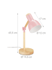 relaxdays Schreibtischlampe in Rosa