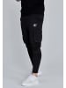 SikSilk Jogginghose Essentials Poly Cargos in Black