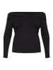 KAFFE curve T-shirt KCkiala Tight fit in Black Deep