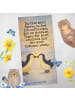 Mr. & Mrs. Panda Reisehandtuch Pinguin Liebe Design mit Spruch in Grau Pastell