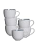 Ritzenhoff & Breker 6er Set Kaffeetassen Skagen Stone in Grau 220 ml in grau