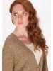 DreiMaster Damen Cardigan in Braun Beige
