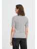 ICHI Strickpullover kurzarm IHLULS Regular fit in Light grey melange