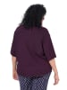 Ulla Popken Hemdbluse in dunkle pflaume