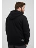 !SOLID Kapuzensweatjacke in schwarz