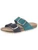 Aniston SHOES Pantolette in blau-türkis