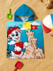 Paw Patrol Paw Patrol - Badeponcho Handtuch Badetuch mit Kapuze 50 x 100 cm in Mehrfarbig