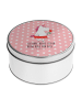 Mr. & Mrs. Panda Erinnerungsbox Einhorn Dame mit Spruch in Rot Pastell