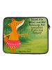 Mr. & Mrs. Panda Notebook Tasche Fuchs Ballerina Design mit Spruch in Weiß