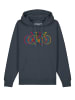 wat? Apparel Sweatshirt Fahrräder in India Ink Grey
