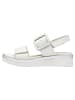 Tamaris WIDE FIT Sandalette in WHITE/SILVER
