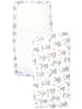 TupTam Baby Kinder Spannbettlaken 2er Pack in weiß/beige