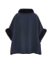 fraully Damen Poncho in Marine