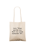 Mr. & Mrs. Panda Shopping Bag Spruch Freundlichkeiten verbreiten... in Creme