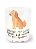 Mr. & Mrs. Panda Kerzenhalter Blümchener Spaniel Moment mit Spruch in Transparent